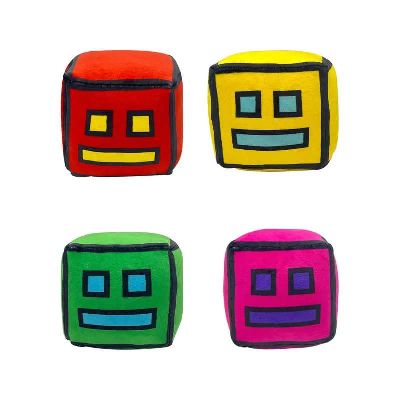 2025 New Geometry Dash Game Plush Toy